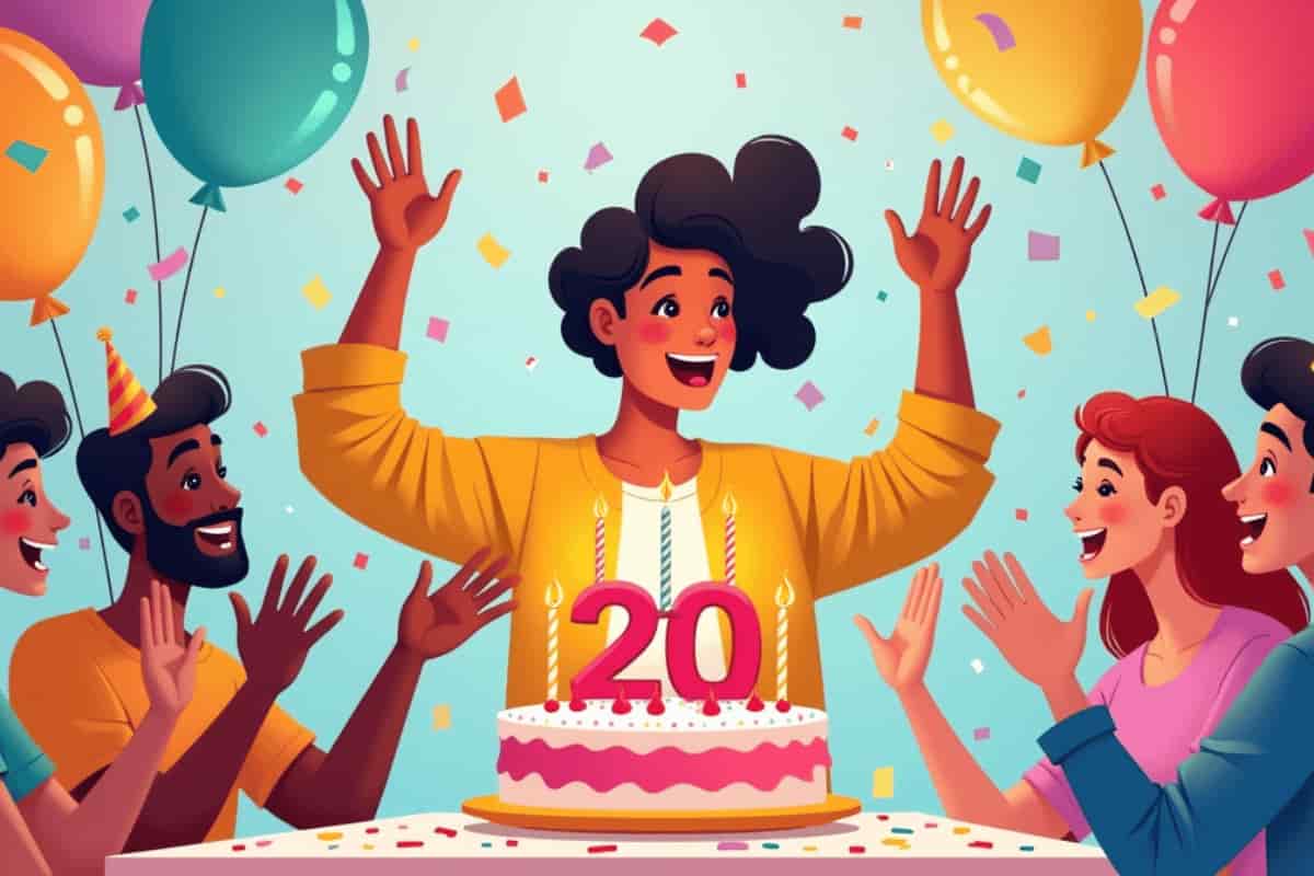 Happy Birthday 20 Wishes