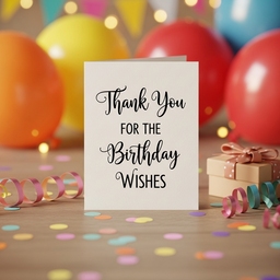 Thank You Message for Birthday Wishes