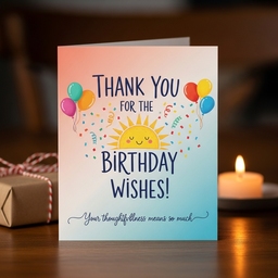 Thank You Everyone for the Birthday Wishes