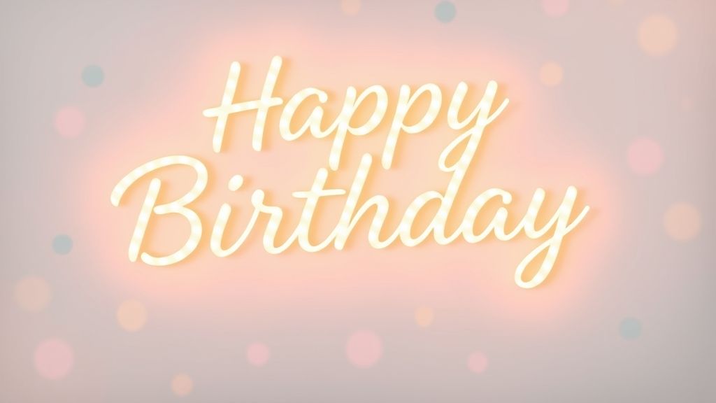 Hummingbird Birthday Wishes