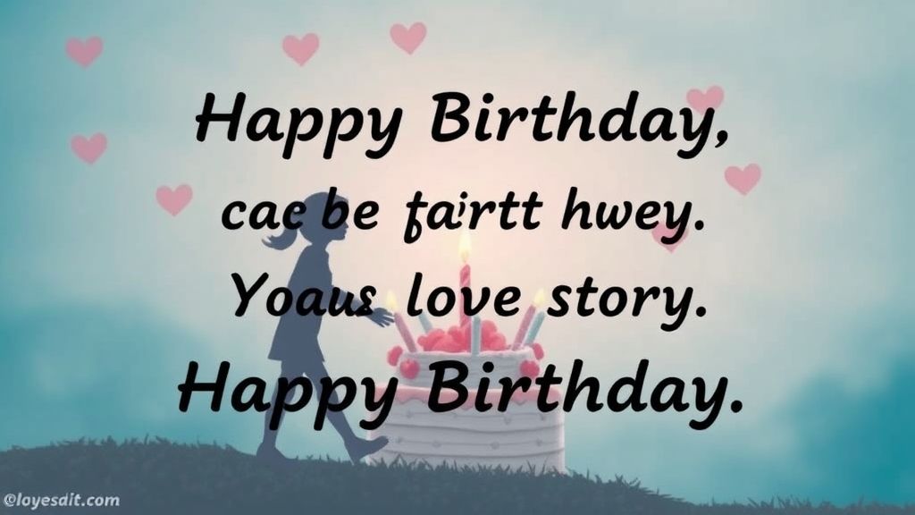 Soulmate Romantic Birthday Wishes for Husband from Wife